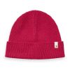 Scotch & Soda 169448 : Unisex rib knit beanie Love Potion