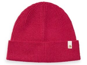 Scotch & Soda 169448 : Unisex rib knit beanie Love Potion