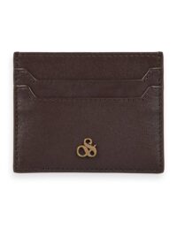 Scotch & Soda 169461: Leather cardholder Earth