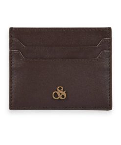 Scotch & Soda 169461: Leather cardholder Earth