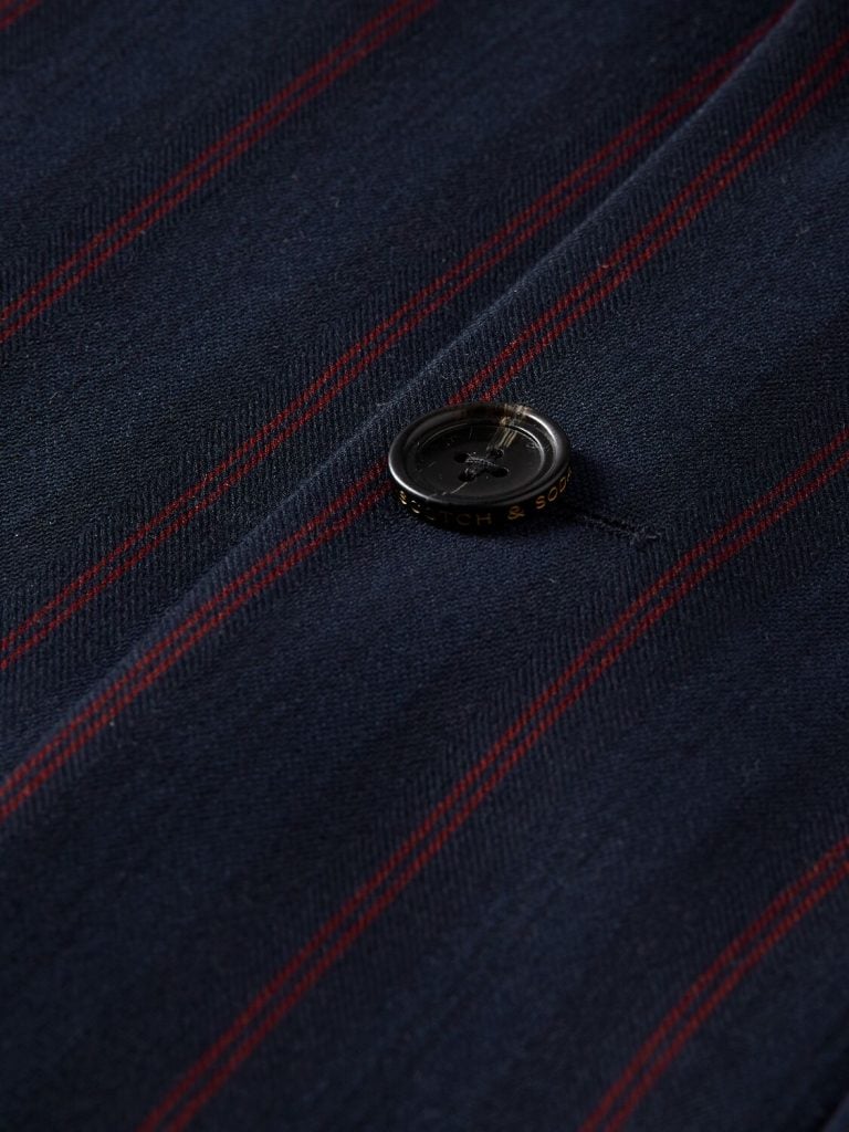 Scotch & Soda 169038 :  Yarn-dyed single-breasted blazer - Image 7