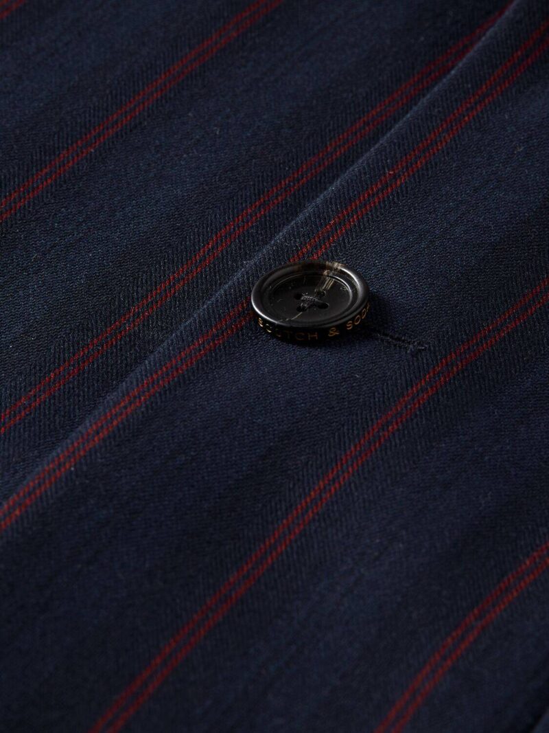 Scotch & Soda 169038 : Yarn-dyed single-breasted blazer - Image 4