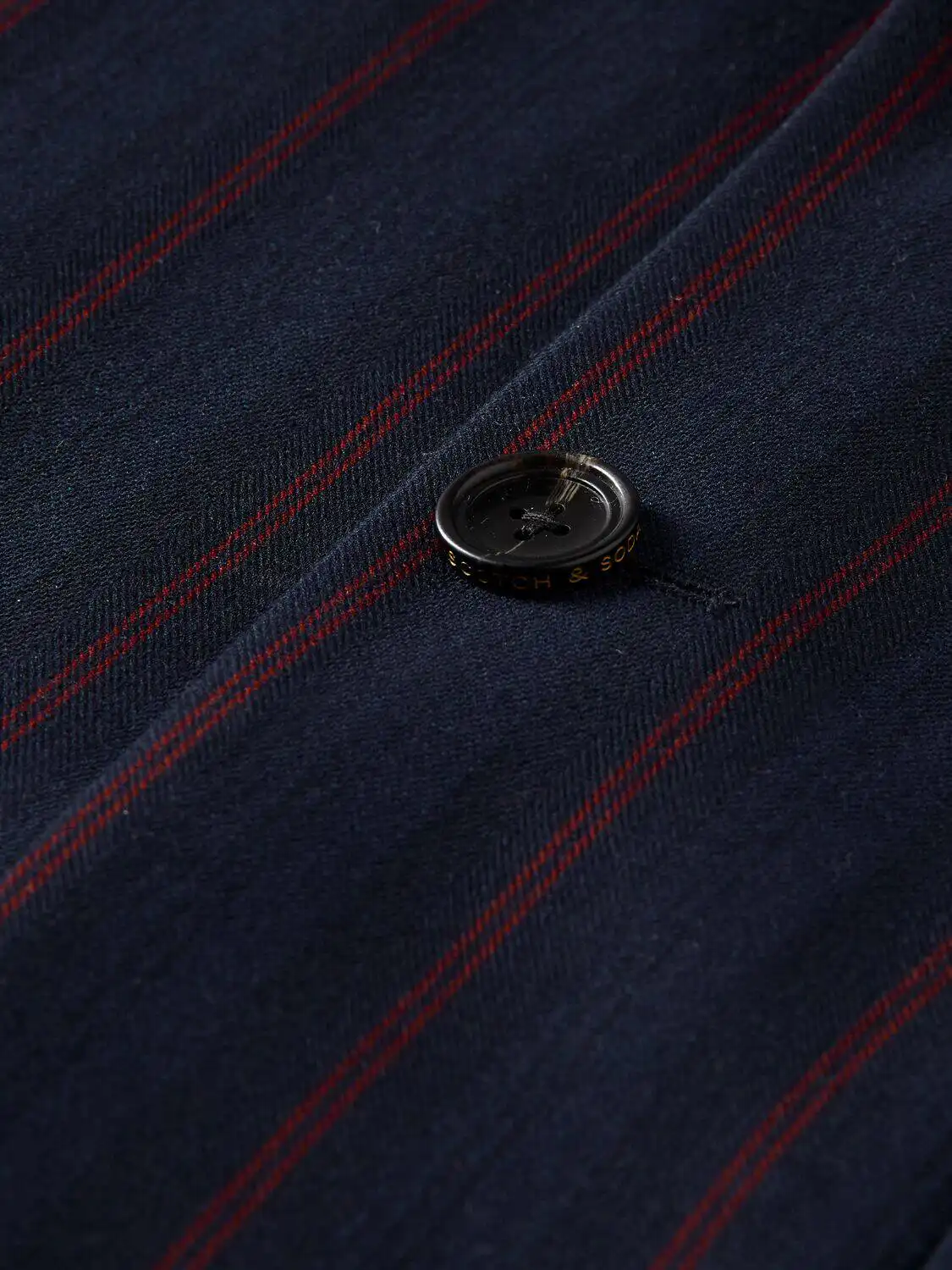 Scotch & Soda 169038 : Yarn-dyed single-breasted blazer - Image 4