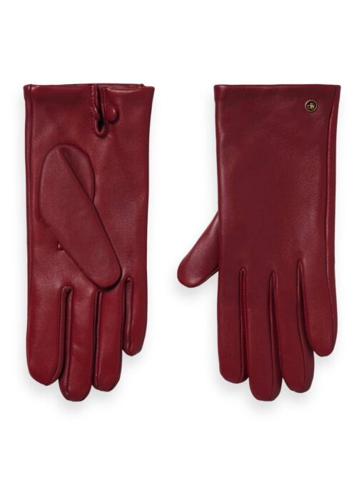Scotch & Soda 169493 : Leather gloves