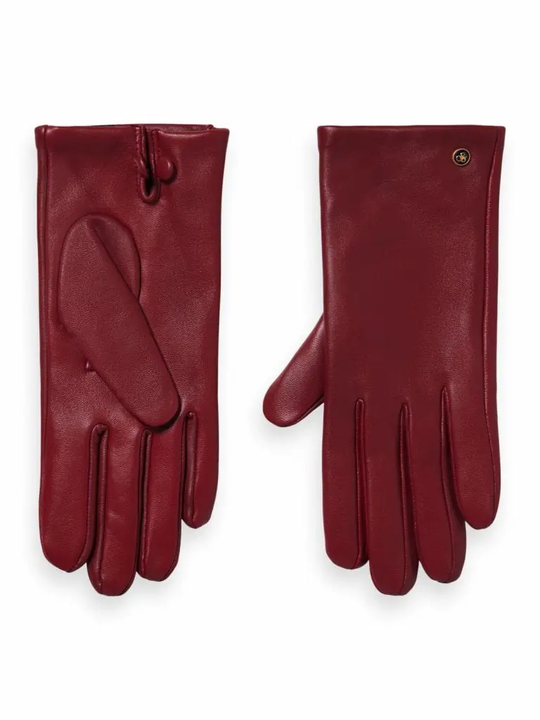 Scotch & Soda 169493 : Leather gloves