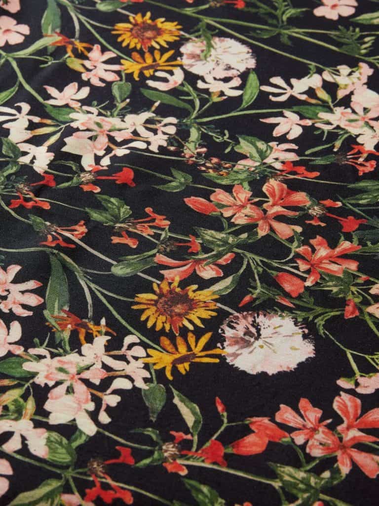 Scotch & Soda 169502 : Printed scarf Meadow Deep Raspberry - Image 4
