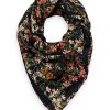 Scotch & Soda 169502 : Printed scarf Meadow Deep Raspberry