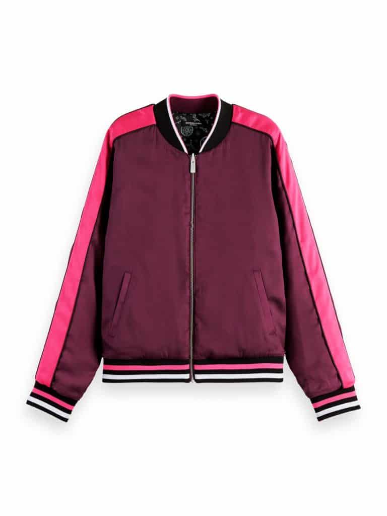 Scotch & Soda 171326 : Printed reversible padded bomber jacket  Planetary Icons - Image 4