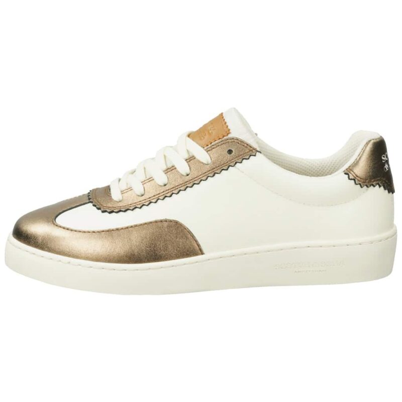 Scotch & Soda 25731498 : Plakka Sneaker White/Gold