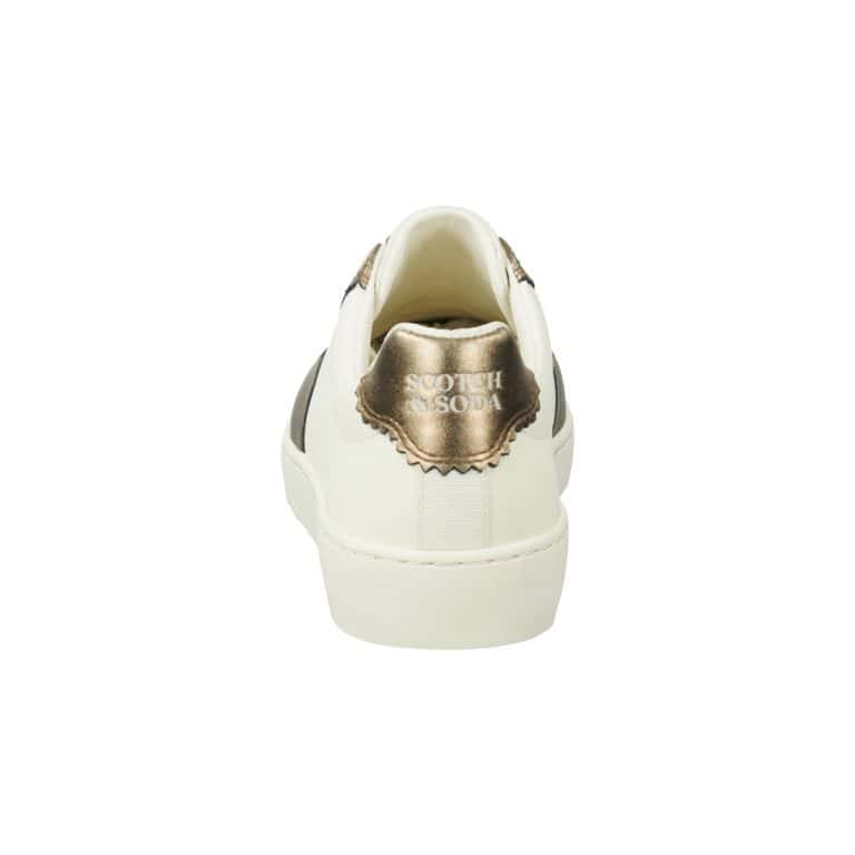 Scotch & Soda 25731498 : Plakka Sneaker White/Gold - Image 3
