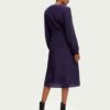 Scotch & Soda 169288 :  Long-sleeved V-neck belted midi dress - Image 3
