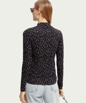 Alternative view of Scotch & Soda 169644 : Slim fit printed long-sleeved T-shirt