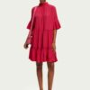 Scotch & Soda 170961 :  Ruffle-sleeved tiered mini dress Cherry pie - Image 2