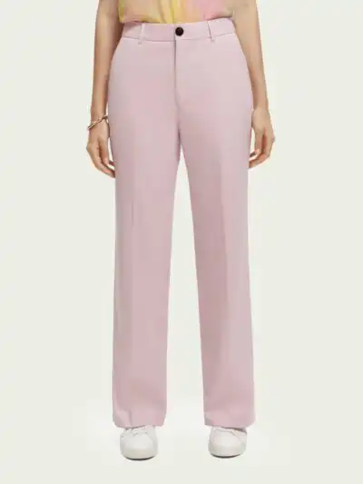 Scotch & Soda 172083 : Edie high-rise wide-leg trousers Lavender