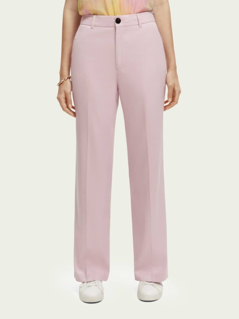 Scotch & Soda 172083 : Edie high-rise wide-leg trousers Lavender