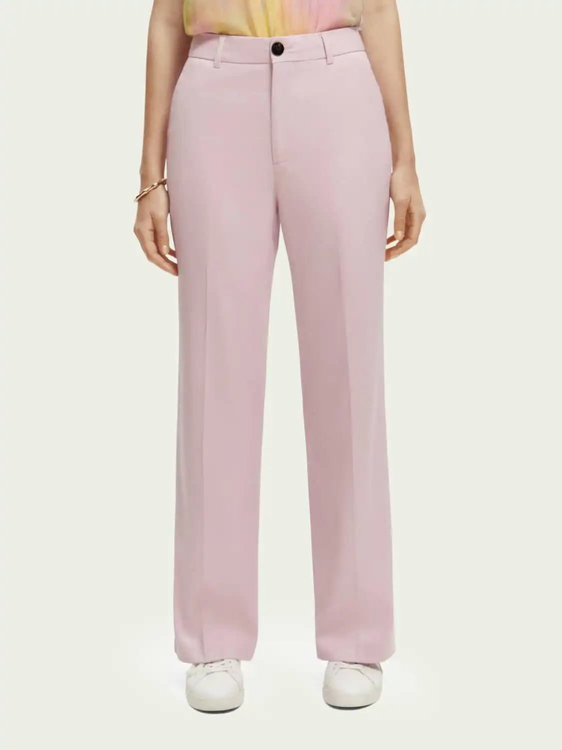 Scotch & Soda 172083 : Edie high-rise wide-leg trousers Lavender