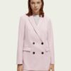Scotch & Soda 172085 : Double-breasted tailored blazer, Lavender