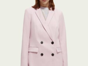 Scotch & Soda 172085 : Double-breasted tailored blazer, Lavender