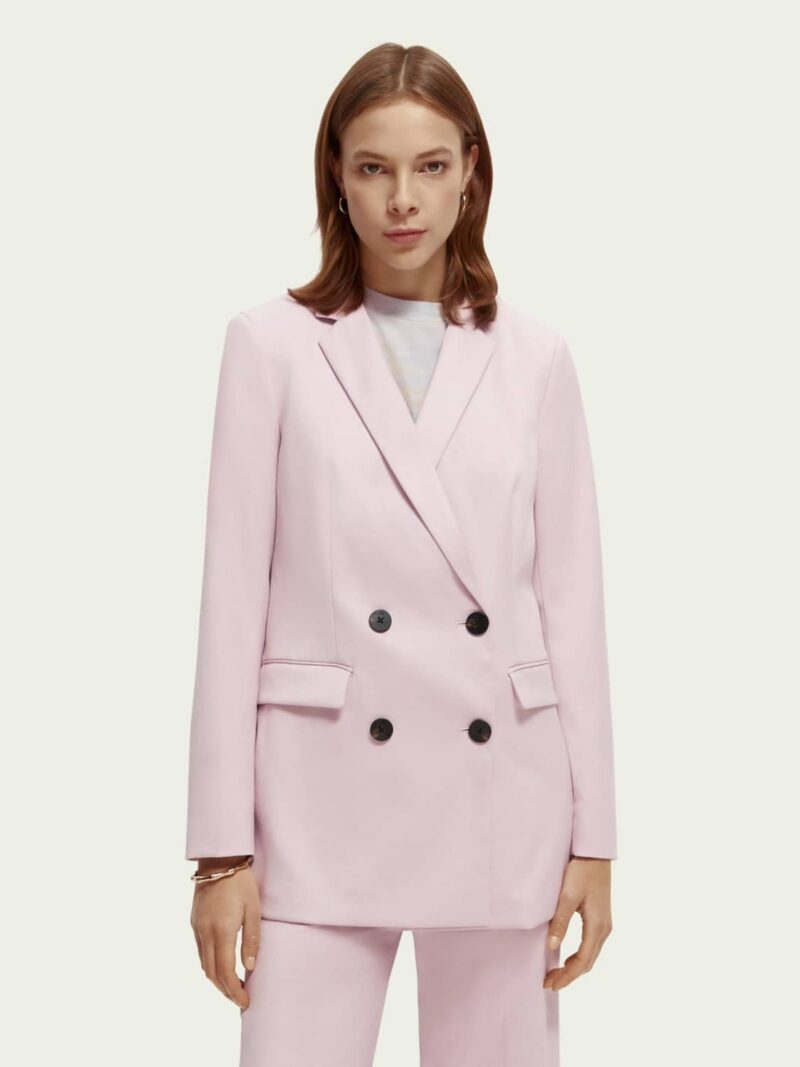 Scotch & Soda 172085 : Double-breasted tailored blazer, Lavender