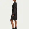 Scotch & Soda 172092 :  Long-sleeved printed V-neck mini dress Ikat rain - Image 3