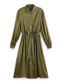 Alternative view of Scotch & Soda 168917 :  Long-sleeved shirt dress - Dark olive