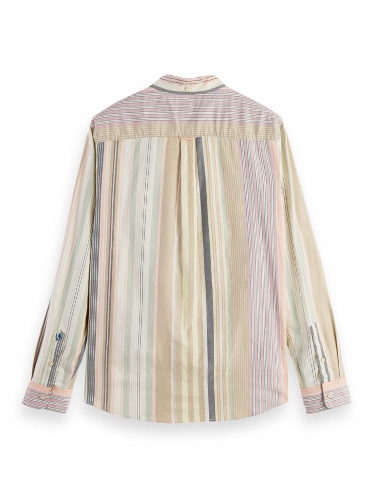 Scotch & Soda 169723  : Organic Cotton Striped Oxford Shirt - Image 2