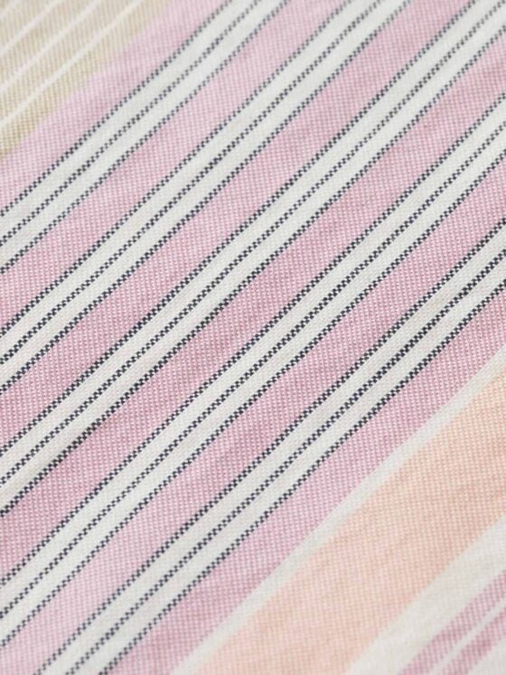 Scotch & Soda 169723  : Organic Cotton Striped Oxford Shirt - Image 3