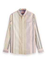 Scotch & Soda 169723  : Organic Cotton Striped Oxford Shirt