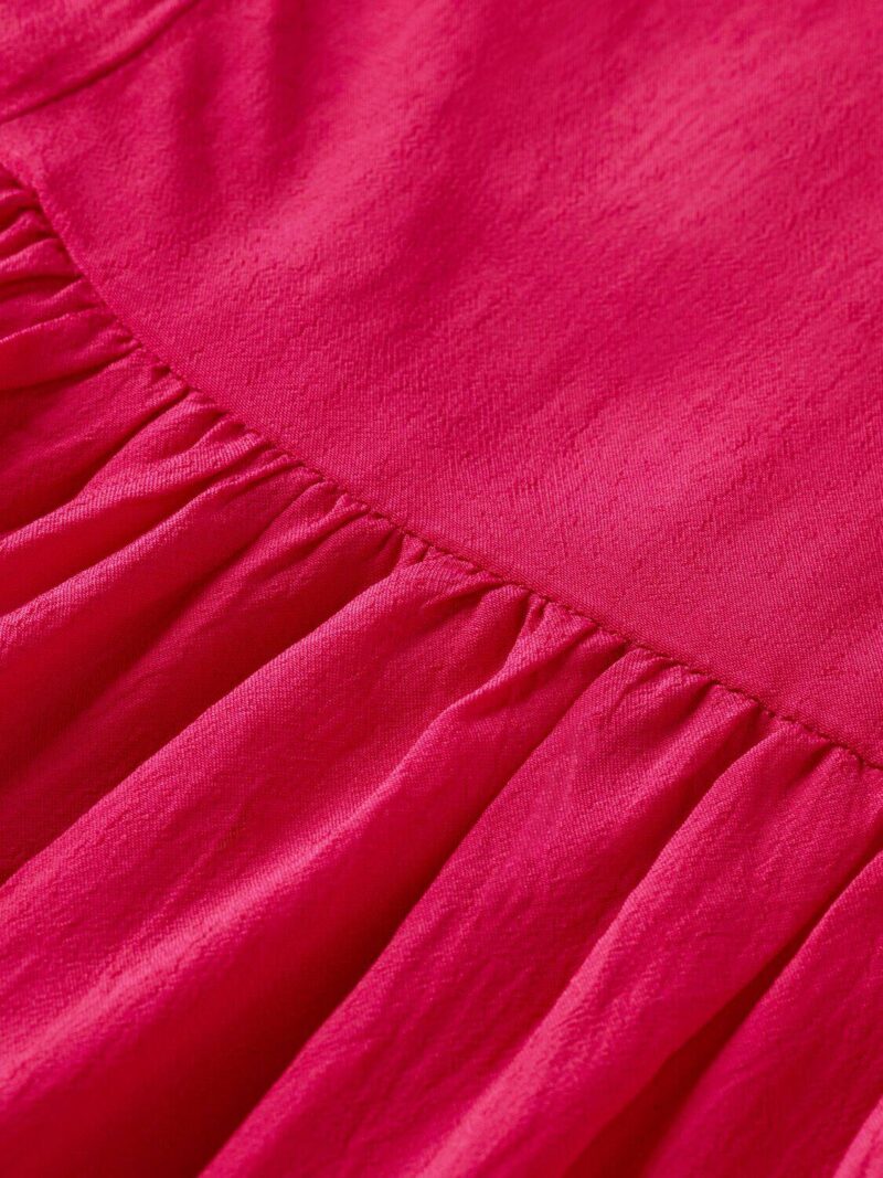 Scotch & Soda 170961 : Ruffle-sleeved tiered mini dress Cherry pie - Image 5