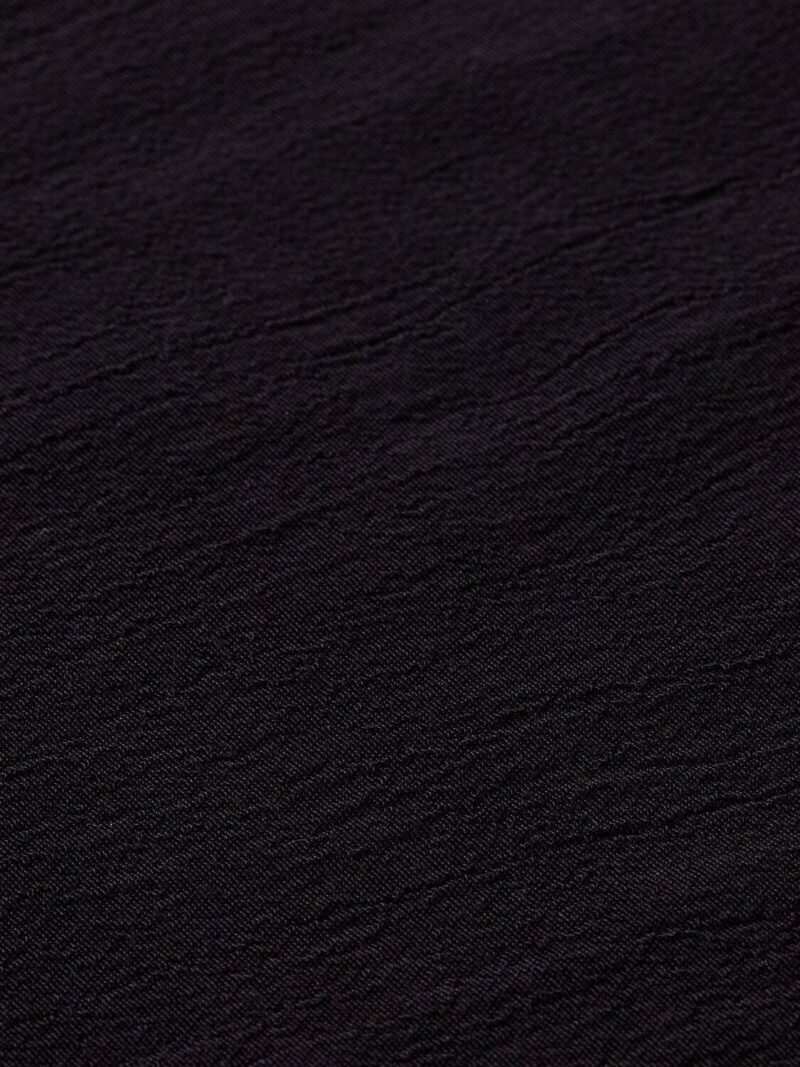 Scotch & Soda 170956 : Long-sleeved belted V-neck midi dress Black - Image 6