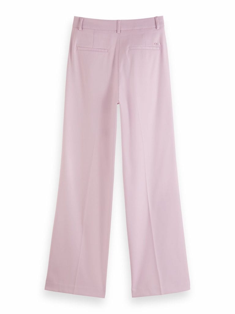 Scotch & Soda 172083 : Edie high-rise wide-leg trousers Lavender - Image 4