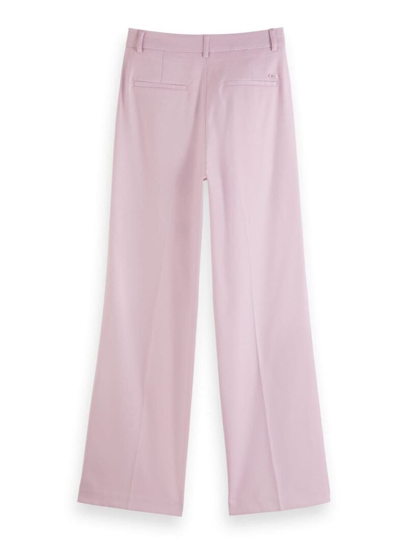 Scotch & Soda 172083 : Edie high-rise wide-leg trousers Lavender - Image 4