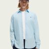 Scotch & Soda 169718  : Slim fit poplin shirt, Sky