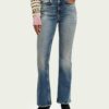 Scotch & Soda 170058 : The Charm high-rise classic flared jeans