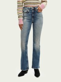 Scotch & Soda 170058 : The Charm high-rise classic flared jeans