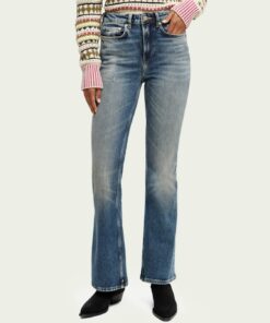 Scotch & Soda 170058 : The Charm high-rise classic flared jeans