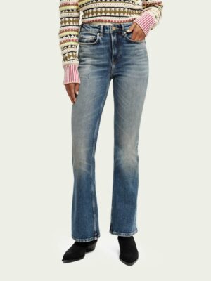 Scotch & Soda 170058 : The Charm high-rise classic flared jeans