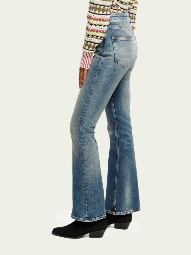 Scotch & Soda 170058 : The Charm high-rise classic flared jeans - Image 4
