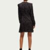 Scotch & Soda 170962 : Long-sleeved structured printed mini dress, Ikat rain - Image 4