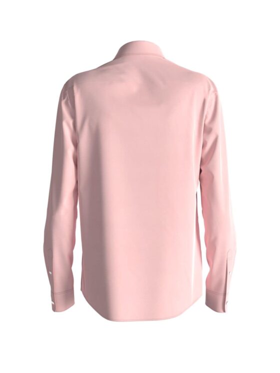 Scotch & Soda 169718  : Slim fit poplin shirt, Rose - Image 5