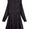 Scotch & Soda 170962 : Long-sleeved structured printed mini dress, Ikat rain - Image 5