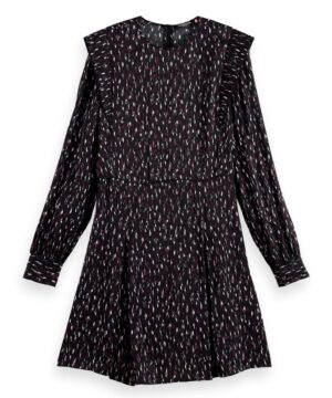 Alternative view of Scotch & Soda 170962 : Long-sleeved structured printed mini dress, Ikat rain