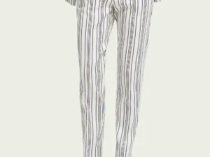 Scotch & Soda 170933 : Lowry mid-rise slim fit trousers, Club stripe