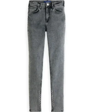 Scotch & Soda 170052 : Haut high-rise skinny fit jeans, Dusk Till