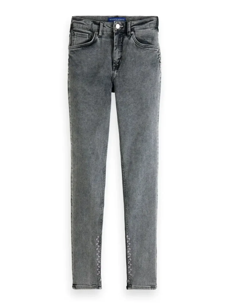 Scotch & Soda 170052 : Haut high-rise skinny fit jeans, Dusk Till