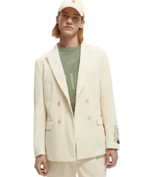 Scotch & Soda 169774 :  Double-breasted corduroy blazer