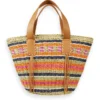 Scotch & Soda 172118 : Striped straw tote bag