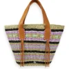 Scotch & Soda 172118 : Striped straw tote bag