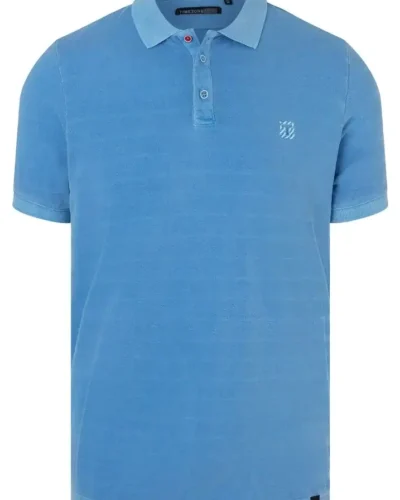 Alternative view of Timezone : Tonal striped polo shirt Blue