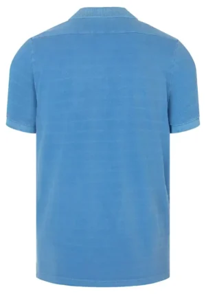 Timezone : Tonal striped polo shirt Blue image4